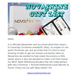 🎁 Best Novashine Gift Bundles of 2022! 🎁