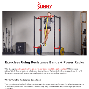 Power Racks and Resistance Bands, Say No More