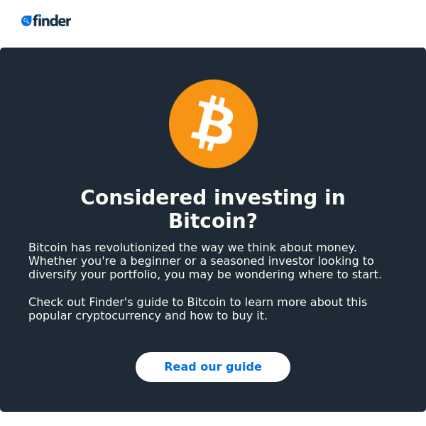 Have you ever considered investing in Bitcoin?
