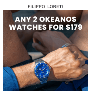 Pick 2 diver watches for $179 ♥