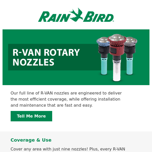 R-VAN: The Solution to Efficient Water Coverage