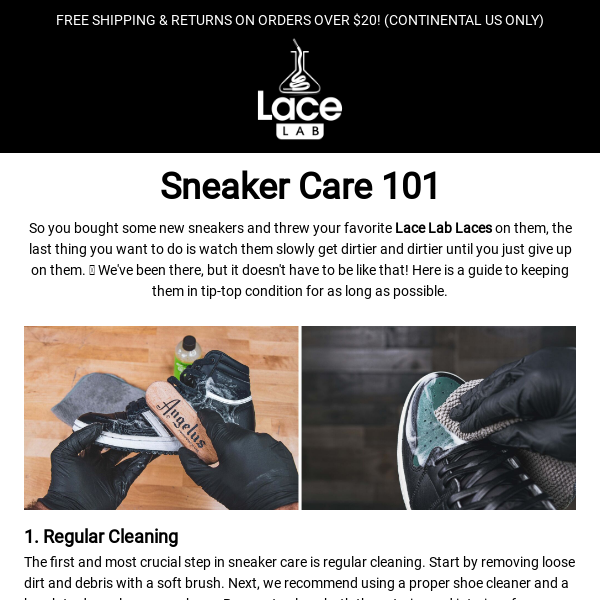 A Guide to Keeping your Sneakers Fresh! 👟🧼