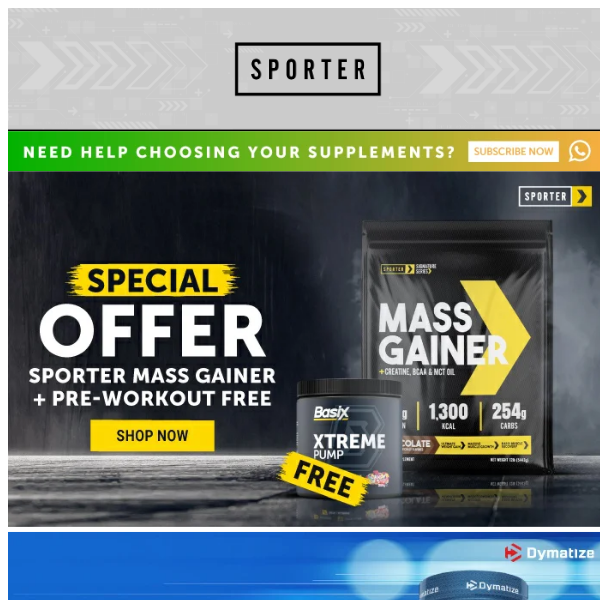 Buy One, Get One Alert! 🔥 Top Sports Supplements on Offer