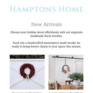 🎀✨NEW | Discover the latest in floral wreaths for the holiday season