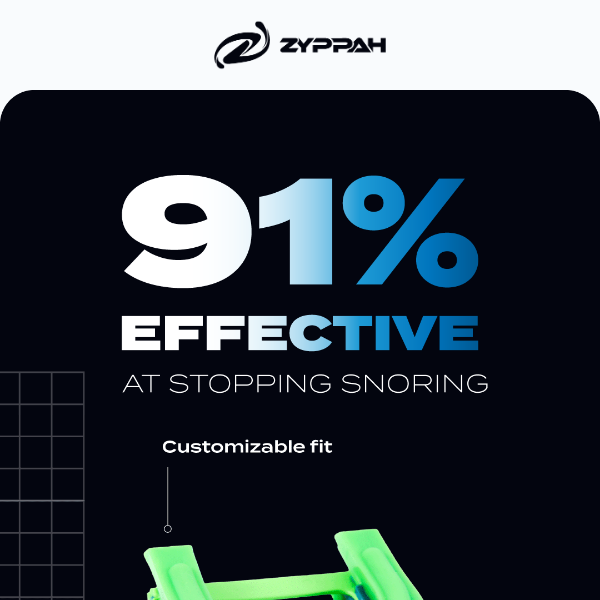 WHY WE'RE 91% EFFECTIVE 💤