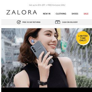 Now on ZALORA: Realme 📱