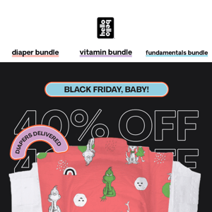 40% off Black Friday savings are HERE 🤑