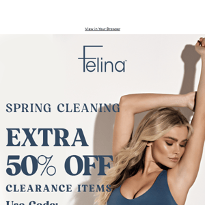 Spring Cleaning: Extra 50% Off Clearance ✨