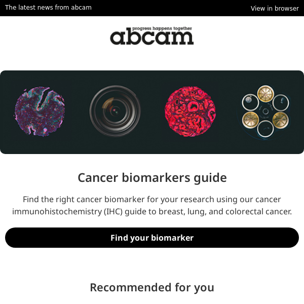 Biomarker and autophagy guides, plus our cell cycle conference