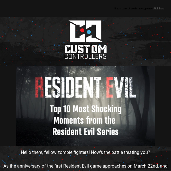 Custom Controllers UK   😱 Top 10 Shocking Moments from the Resident Evil Series!