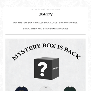 MYSTERY BOX IS BACK 🤯