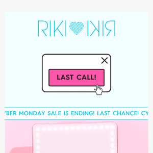 Last Chance For RIKI LOVES RIKI Up To 50% Off 💕