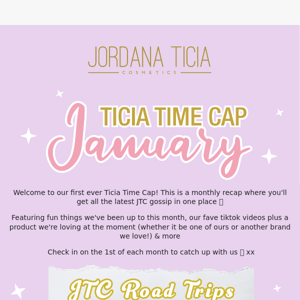 Welcome to our first ever Ticia Time Cap ✨💖