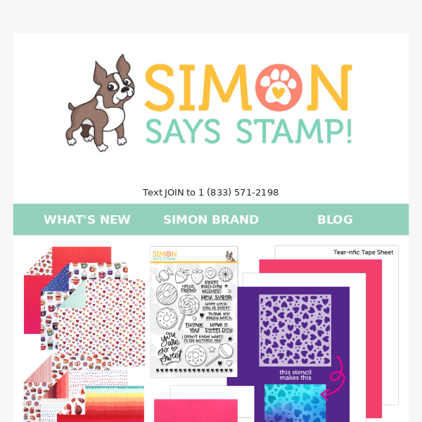 Simon Says Stamp TEAR RIFIC ADHESIVE SHEETS st0065