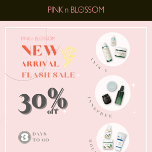 Welcome New Arrival Flash Sale [3 Days Only] up to 30% Off + Mother's Day Gift sets 30% OFF!👉for someone Special❤️