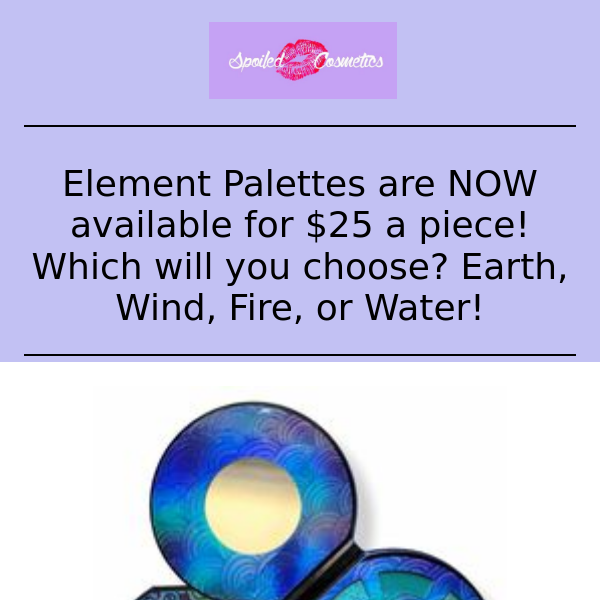 Element Palettes are available now!
