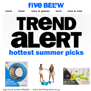 TREND ALERT: top summer fun! ⛱️