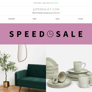 🛋️🍴40% OFF the must-have INTERIOR styles | SPEED SALE 🏃