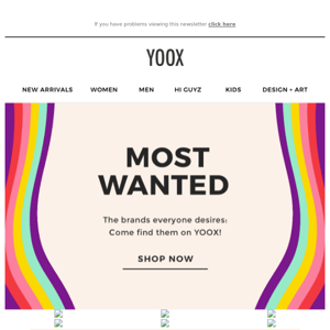 The most wanted brands on YOOX