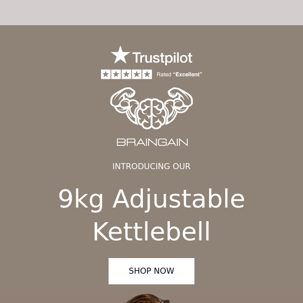 Just Landed: NEW 9kg Adjustable Kettlebell!