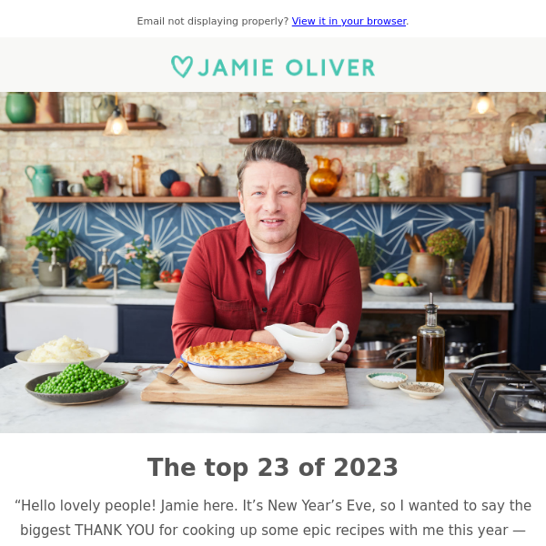 Jamie’s top 23 recipes of 2023! 🍝🎇