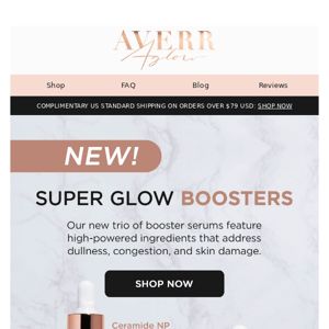 Transform your skin with NEW Glow Boosters 💫