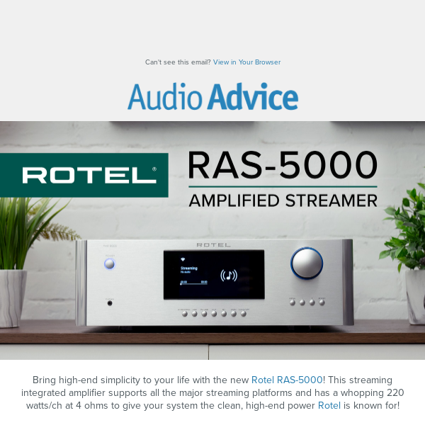 🎵Rotel RAS-5000 Amplified Streamer: Where Simplicity and Performance Meet