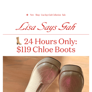 24 HRS: Chloe Boots On Sale!👢