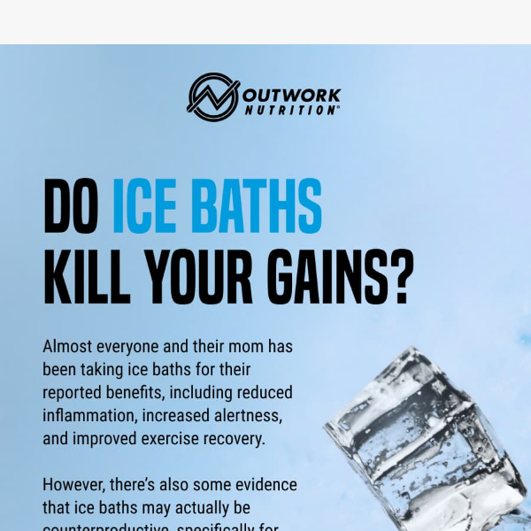 Do ice baths kill your gains?