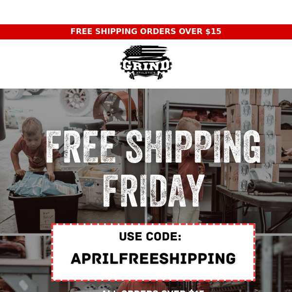 ⚡️FREE Shipping Offer From GRIND ATHLETICS ⚡️