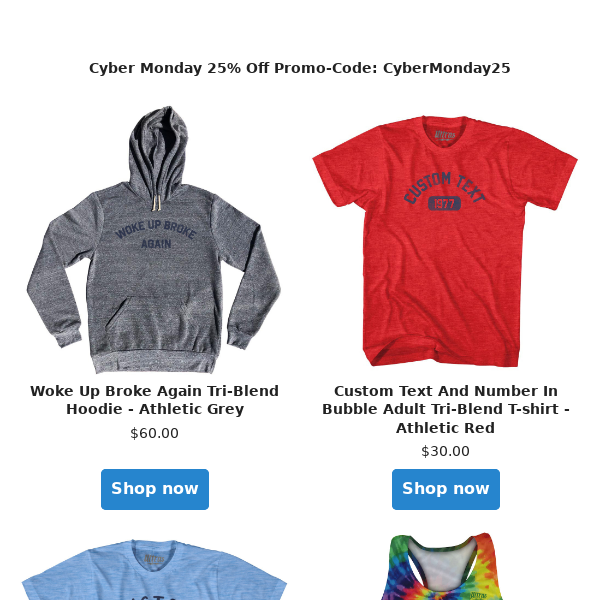 Cyber Monday Extended  |  25% Off