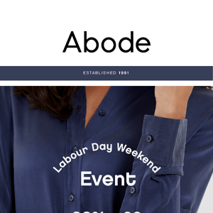 Labour Day Weekend Event