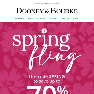Enjoy Some Spring Style Savings!
