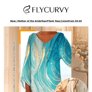 😍. FlyCurvy.From Casual to Chic: Our Cotton and Linen Tops Have Got You Covered!