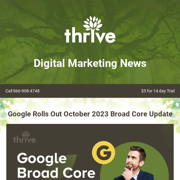 Google Rolls Out October 2023 Broad Core Update