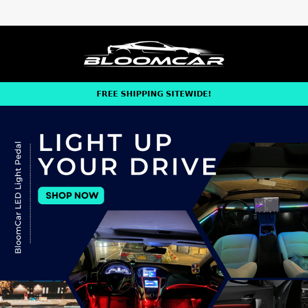 Light Up Your Drive💫 - BloomCar