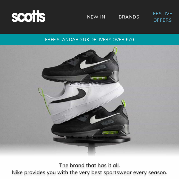 Shop the latest Nike has to offer... - Scotts
