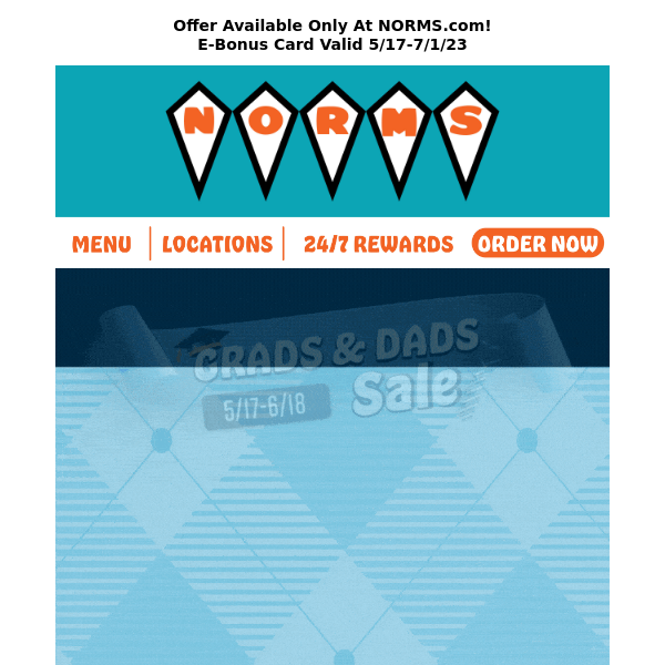 🎓Grads & Dads Sale...Free $10 E-Bonus Card With Any $50 E-Gift Card Purchase!