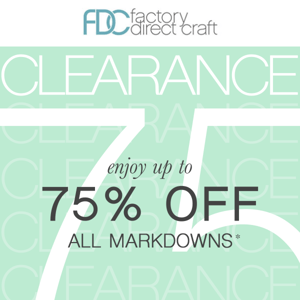 Everyone has a secret... Ours is a HUGE CLEARANCE section!