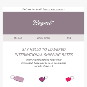 Say Hello to Lowered International Shipping Rates 💸