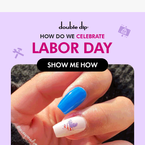 🤩 Fun and Easy Labor DIY Nail Art Designs! Check it out! 🎉