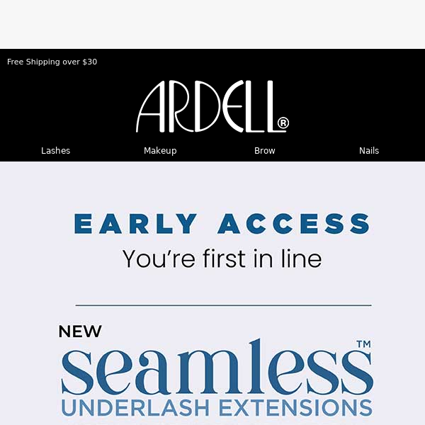 You are First In Line: Shop Our Latest Seamless Underlash Extensions