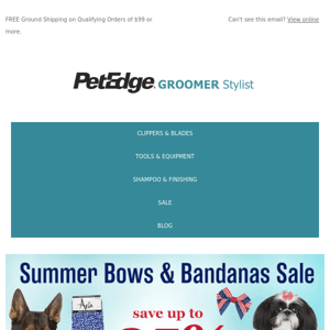 ☀ Summer Bows & Bandanas Sale Starts Now
