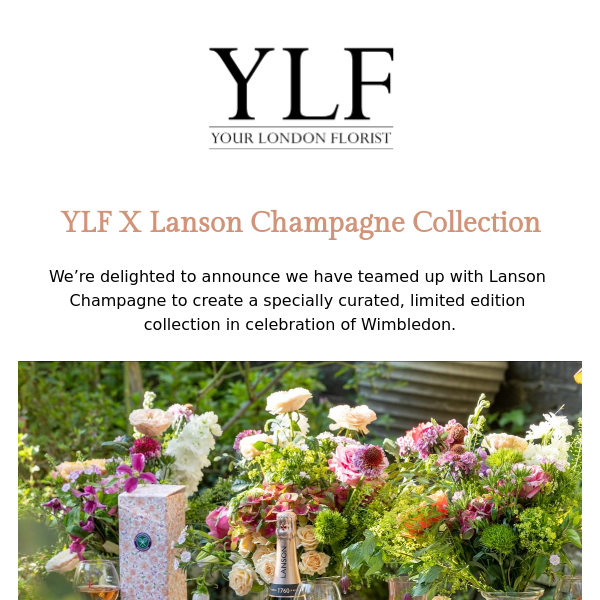 YLF X Lanson Champagne Collection! 💐🥂✨