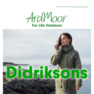 NEW DIDRIKSONS: Great new men's & women's Didriksons jackets