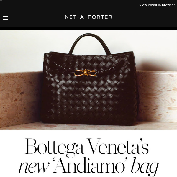 Bottega Veneta® Women's Medium Andiamo in Camomile. Shop online now.