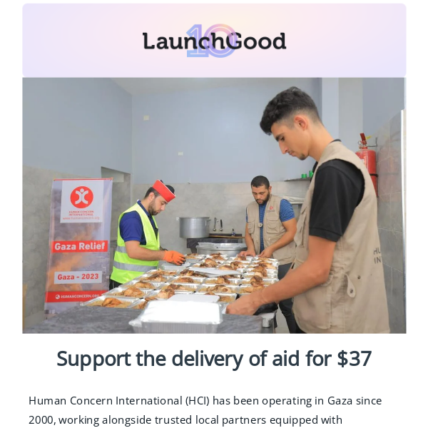 Crucial aid needed for Gaza 🚑