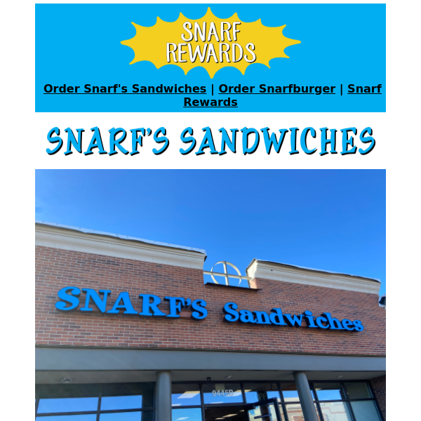 Snarf's County Line is officially open!!