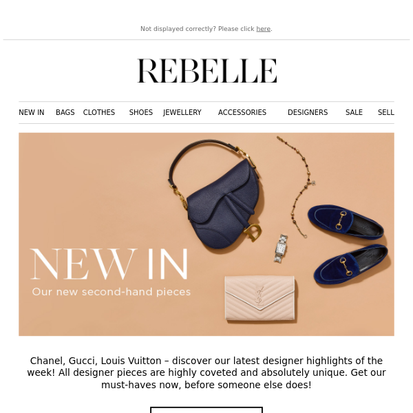 Rebelle, May we introduce? This weeks new items! - Rebelle