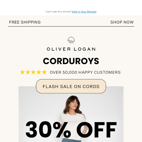 How about 30% off?